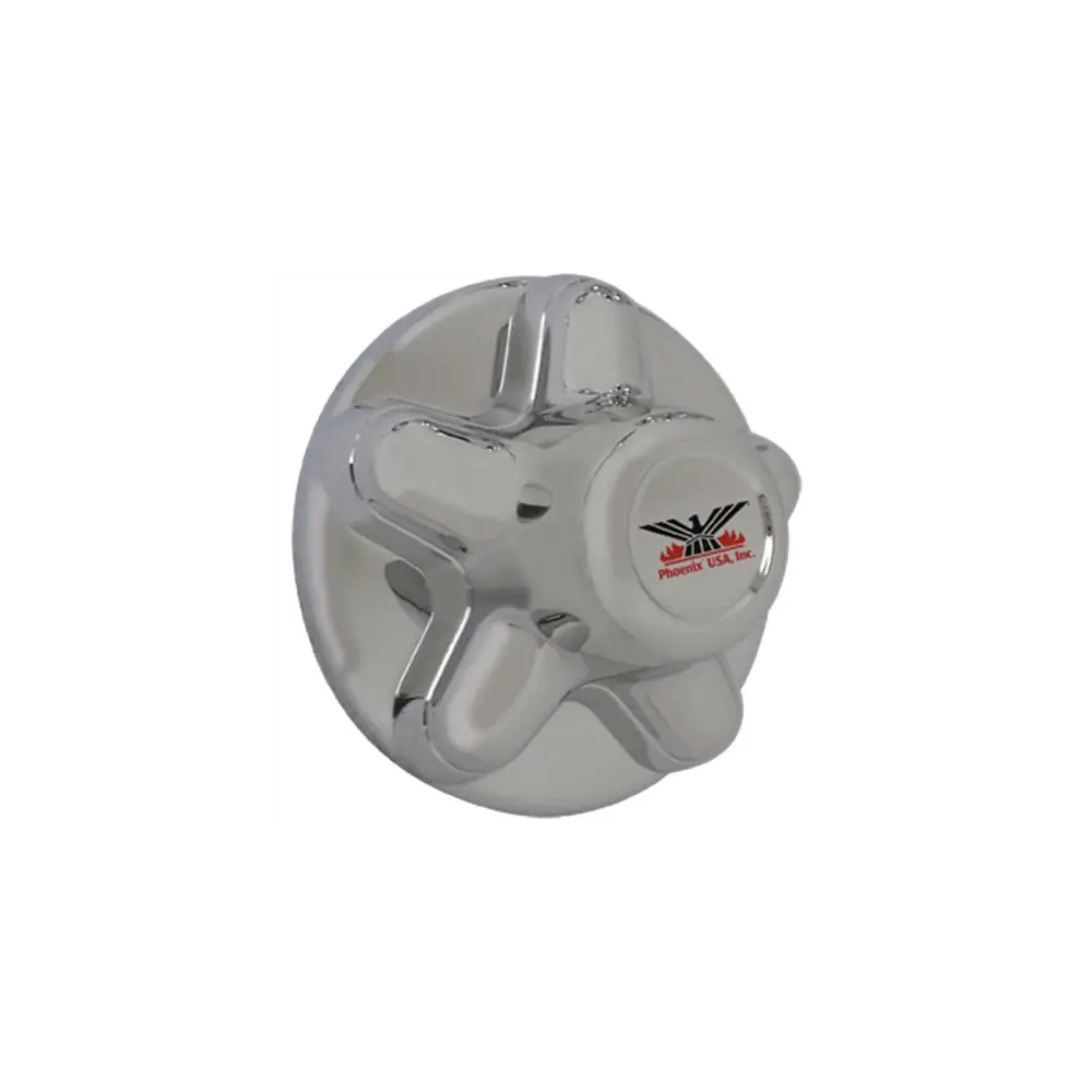 Hub Cover Chrome Plated - Bolt Pattern 5 on 4-1/2" - QT545CHS